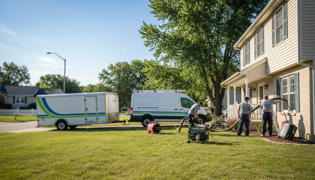 Flooded Basement Restoration And Cleanup With Repair in Garrettsville, OH near me